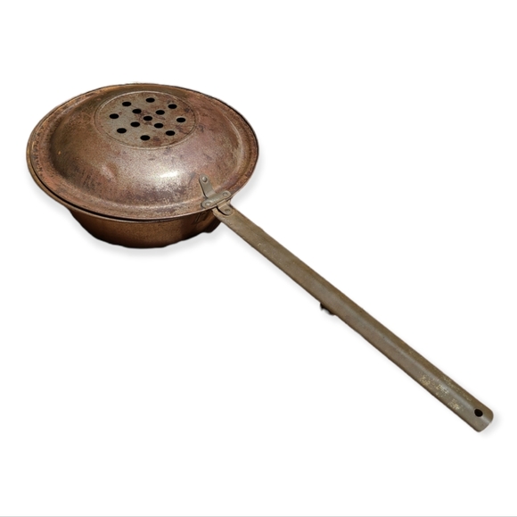 Antique Other - ANTIQUE VINTAGE BED WARMER CHESTNUT ROASTER